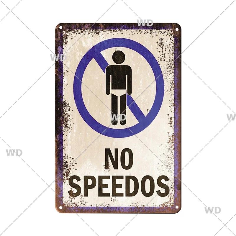 Retro Danger Warning Metal Sign - Vintage Caution Plaque - Metal Plate for Garage Park Home Wall Decor