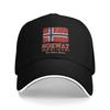 Norweska flaga Norwegia Czapka Golfowa Gadżety Stylowa Kapelusz typu Dad Hat Dla Unisex Kobiet Codzienne Nakrycie Głowy Prezent