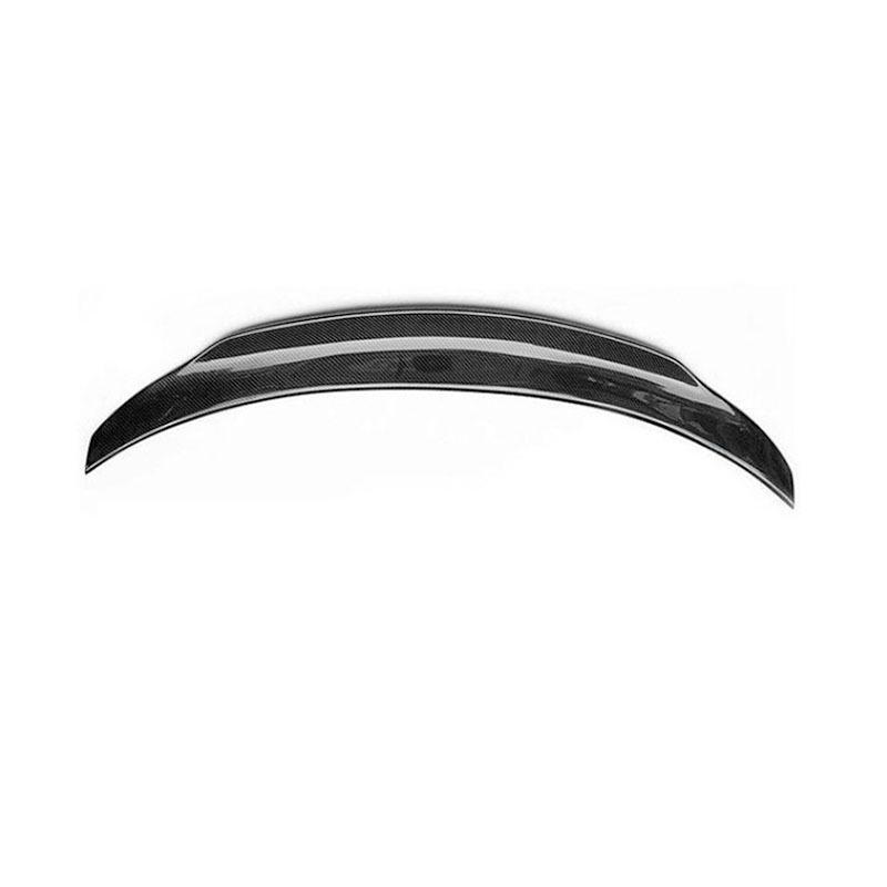 Compatible with 2015-2021 Mercedes-Benz W205 C63: PSM-style Carbon Fiber Rear Spoiler Winglets.