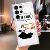 Cartoon Duck Phone Cover Case for Samsung Galaxy S26 Note 20 Ultra 10 S20 Plus S24 S22 FE S25 Edge S21 S23 Ultra