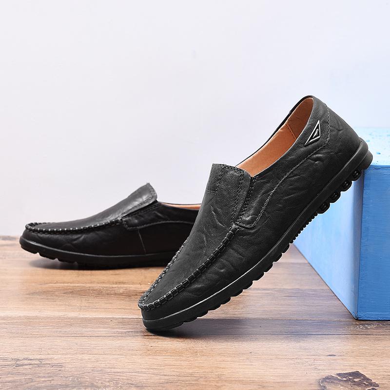 Мужская повседневная обувь без шнуровки на плоской подошве — фото 3