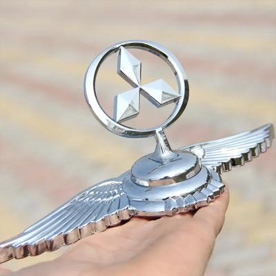 Car Front Hood Badge Cover Trunk Tail Emblem Decal Sticker for Ralliart Lancer Ex Mirage V33 G4 OTO ASX L300 Montero