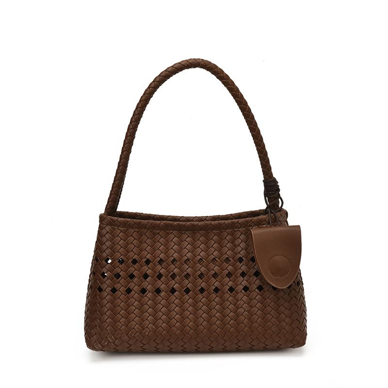 Weave Pattern Small Bag, Crossbody Bag, High-profile Appearance, Hollow Shoulder Strap, Single Shoulder Bag