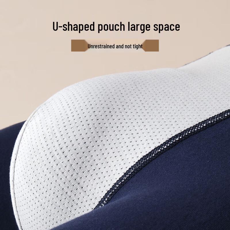 FitonTon Men's Premium Cotton Anti-Bacterial Boxer Briefs 4-Pack