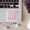 2Pcs Creative Windows Office Software Keyboard Shortcut Keys Tips English Stickers for Computers Laptops Office Worker Supplies