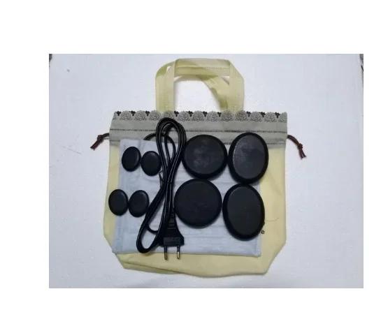 220V Stone massage Heater box/ heating bag/with 8pcs/10pcs/20pcs stone sets for hot energy lava volcanic stone spa massage