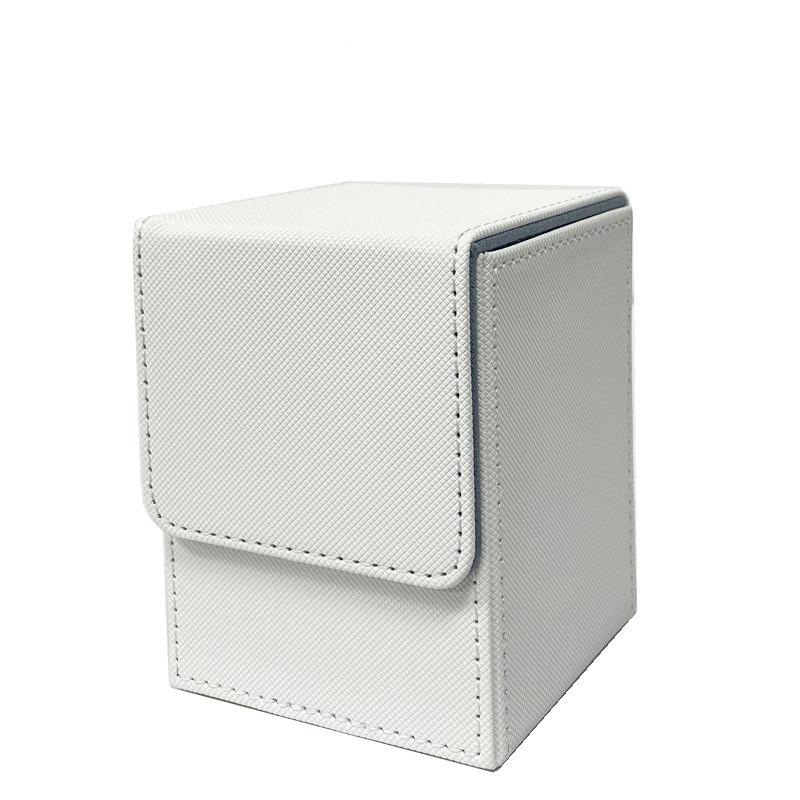 Checkered Vertical Card Box 100+Poker Storage Box Board Game Black Blue Red Green Purple Yellow White Dice Storage Box