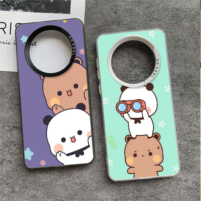 Bubu Dudu Cartoon Cute Soft Phone Case for Samsung Galaxy S24 S25 FE S26 Edge S23 Ultra S22 Plus S21 + Shockproof Cover Back She