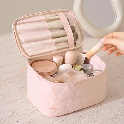 Beilin's New Makeup Bag, a Large-capacity, Portable Travel Makeup Brush Organizer, and a Stylish Lipstick Storage Bag for Students