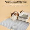 Silicone Dish Drying Mat with Built-in Drain Lip - Hygienic Drying Pad - Sturdy Compact Easy To Clean Tray Protects Surfaces