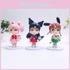 Charmante Pvc Sailor Moon Sammlerpuppen mit farbenfrohen Designs für Enthusiasten und zur Dekoration