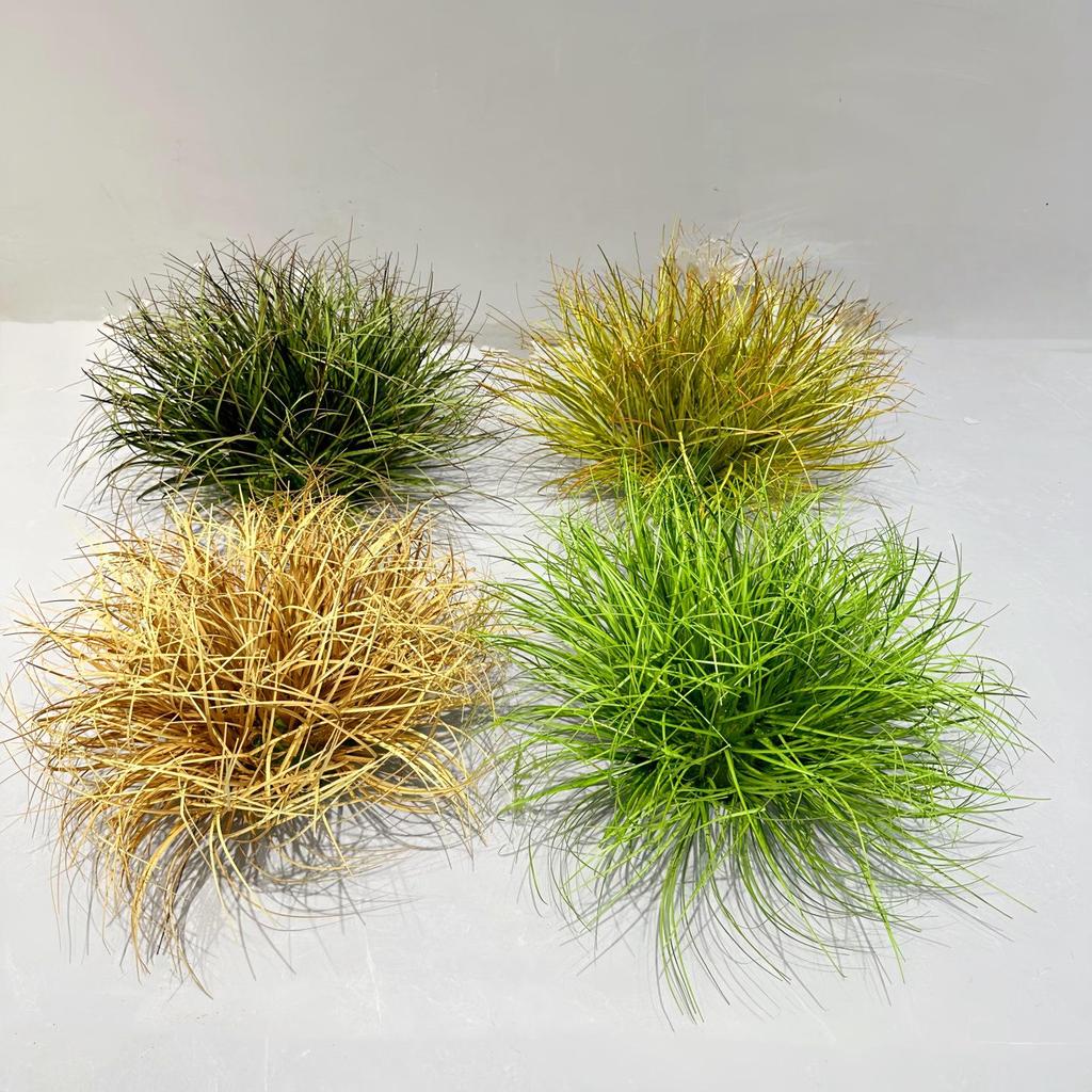 Artificial Grass Ball Ornament for Indoor Landscaping and Photography 