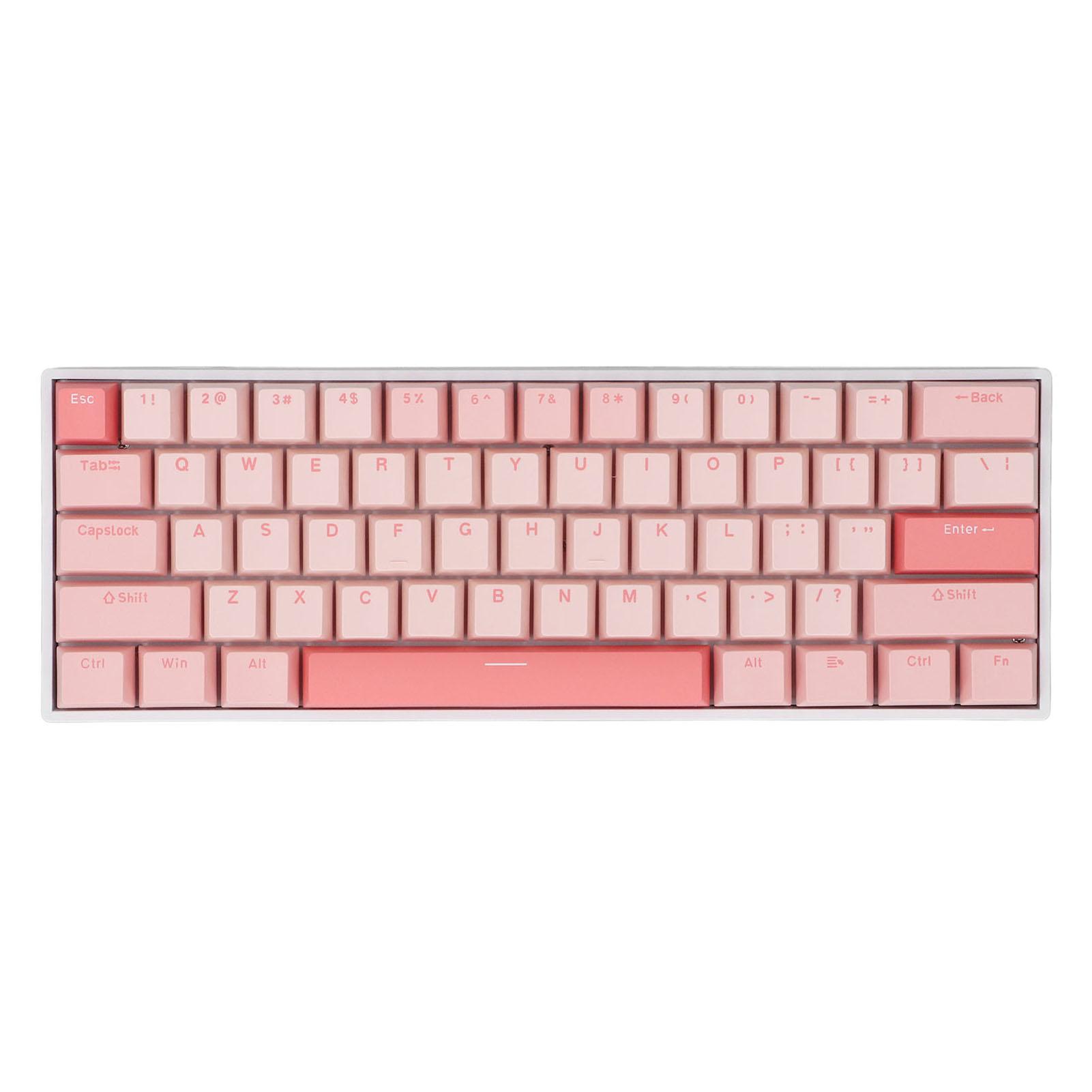 

61 клавиша 60 процентов Механическая клавиатура 2.4G Беспроводная Bluetooth 3.0 5.0 Проводная Type C Красные переключатели Подсветка Игровая клавиатура