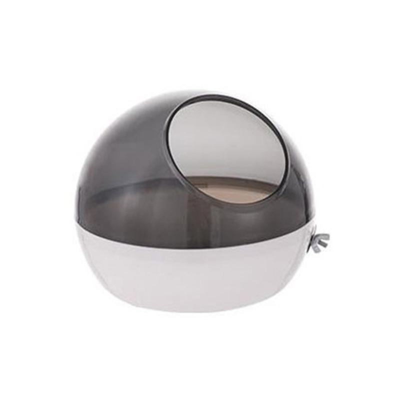Breathable Breeding Nest For Budgies Small Pet Removable Multipurpose Habitat Hanging Bird House Cage Accessories серый