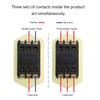 AC380V Push Button Switches On/Offs Starts Stop Switches 3 Phase Electric Motor Switches Mechanical Equipment Control 10A