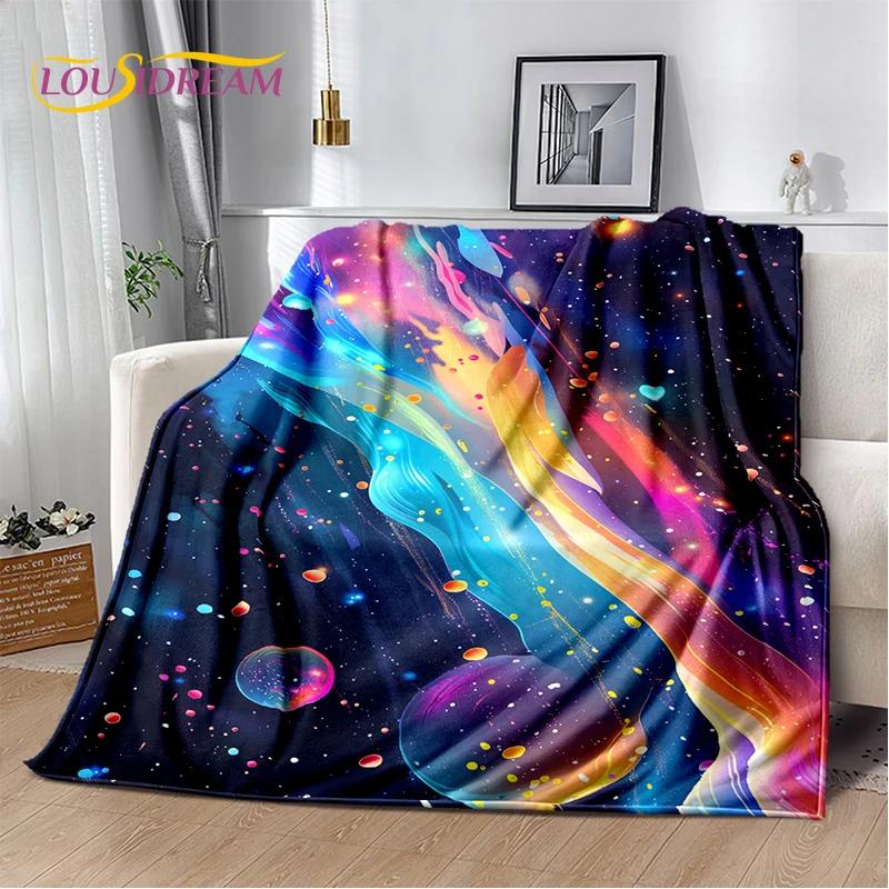 Universe Space Stars Black Hole Galaxy Earth Milky Way Soft Blanket,Soft Throw Blanket for Home Bedroom Bed Sofa Cover Kid Gift