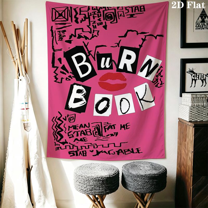 Burn Book Pattern Home Decor Tapestry, Wall Hanging, Decorative RV Wall Cloth.NGT0928614