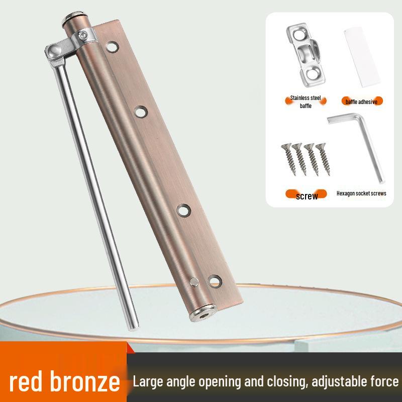 Ayarlanabilir Alüminyum Alaşımlı Gizli Çift Yaylı Kapı Kapatıcı