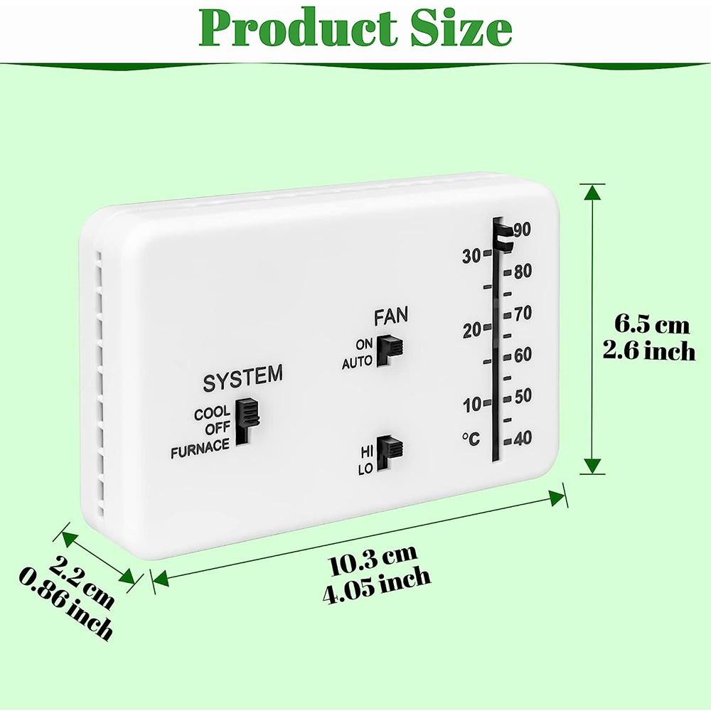 3106995.032 RV Analog Thermostat Replacement (Cool Only/Furnace)