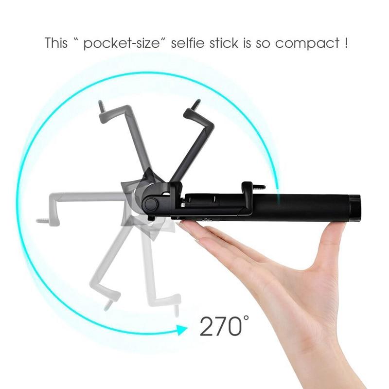 Buy New Extendable Folding Wired Selfi Self Selfie Stick Monopod - Technical View