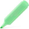 Marqueur Textliner - FABER-CASTELL - 1546 66 10 Lu - Couleurs Pastel - 10 Pièces - Pointe Biseautée