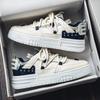 New autumn breathable niche thick-soled heightening casual board shoes sports trendy shoes