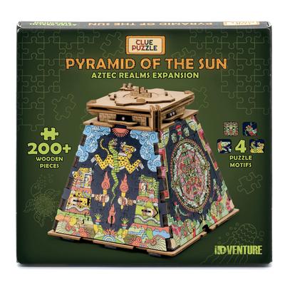 CluePuzzle iDventure Wooden Puzzle (Over 200 Pieces) | Escape Game | 4 Types | Gift & Hobby (Aztec Empire)