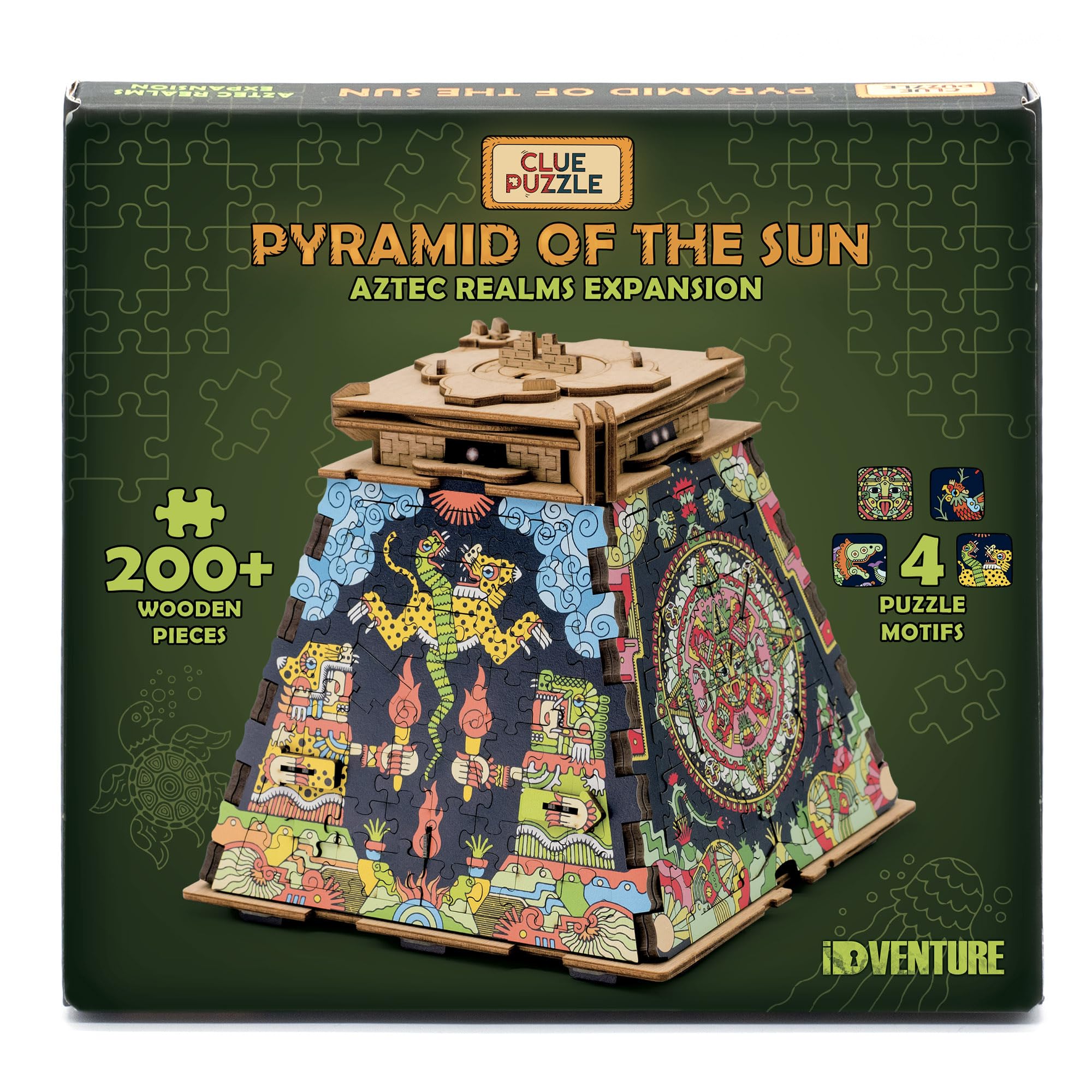 

CluePuzzle iDventure Wooden Puzzle (Over 200 Pieces) Escape Game 4 Types Gift & Hobby (Aztec Empire)