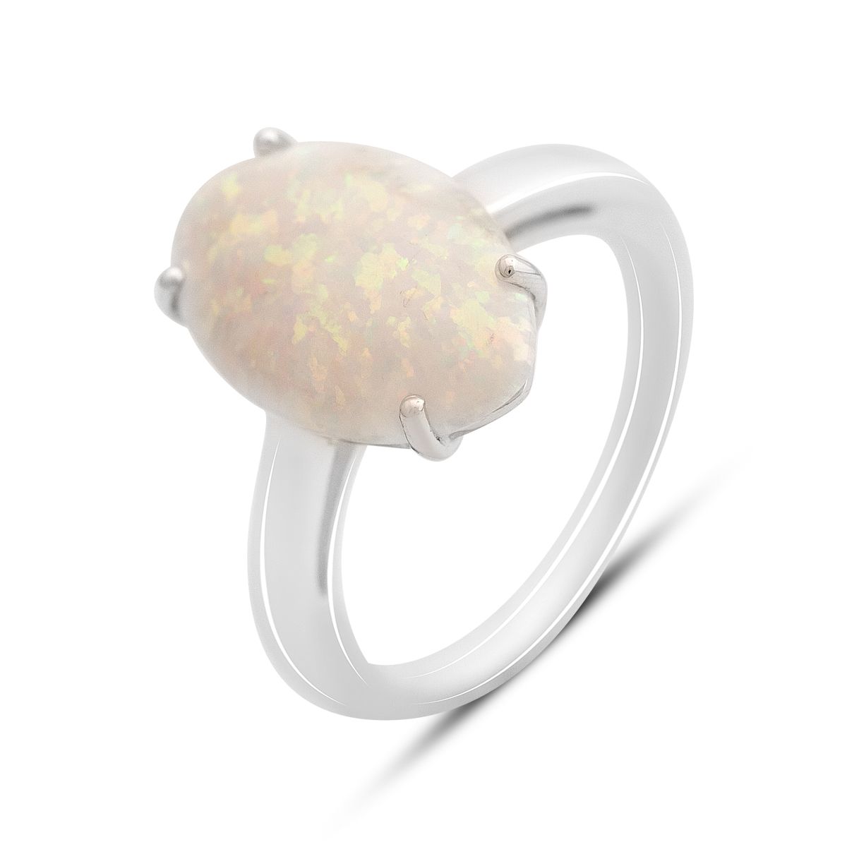 

Silver ring with opal 2.2ct, item weight 3.26 gr (2169888) 17.5