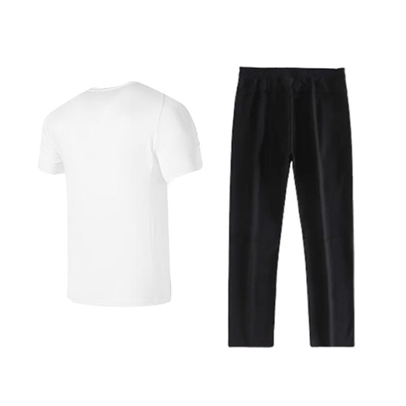 Li Ning Casual Sportswear Unisex White+Black YATV113-1+AKLU881-1