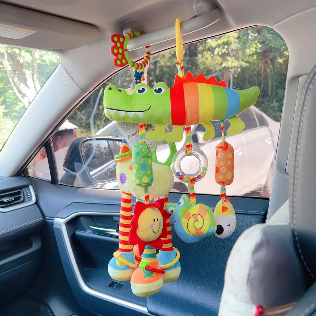 Baby Toy Stroller Pendant Giraffe Bed Bell Soothes 0 To 1 Year Old 3 To 6 Months Newborn Baby Rattle Color