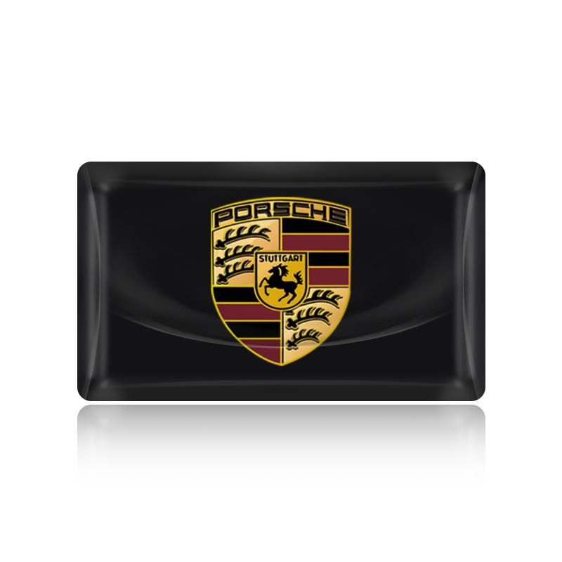 2/5/10Pcs Carbon Fiber Steering Wheel Car Logo Emblem 3D Stickers For Porsche Boxster Cayenne Panamera Macan Cayman 911 918 996 917 991