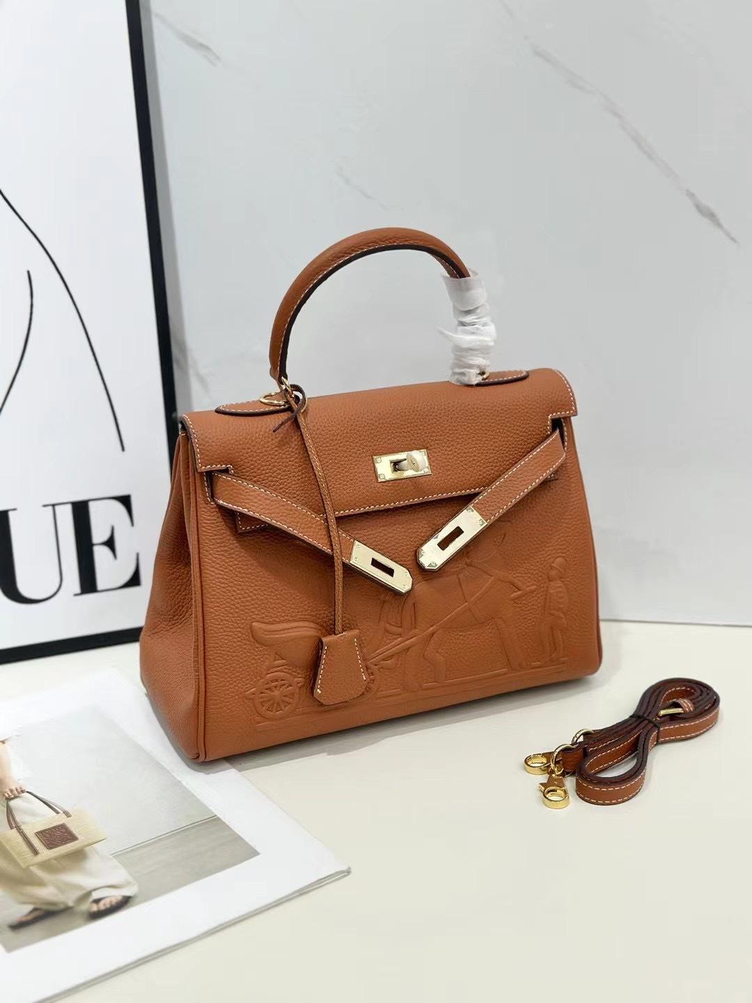 

Новая тисненая женская сумка Matu из кожи Head Layer с тиснением, ручная сумка на одно плечо с перекрестным ремнем 28x12x23cm коричневый