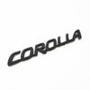 Corolla Matte Black Emblem 3D Exterior Custom 1 Plastic "TONAUA" Sticker, Logo, Dress-up Part, Piece,