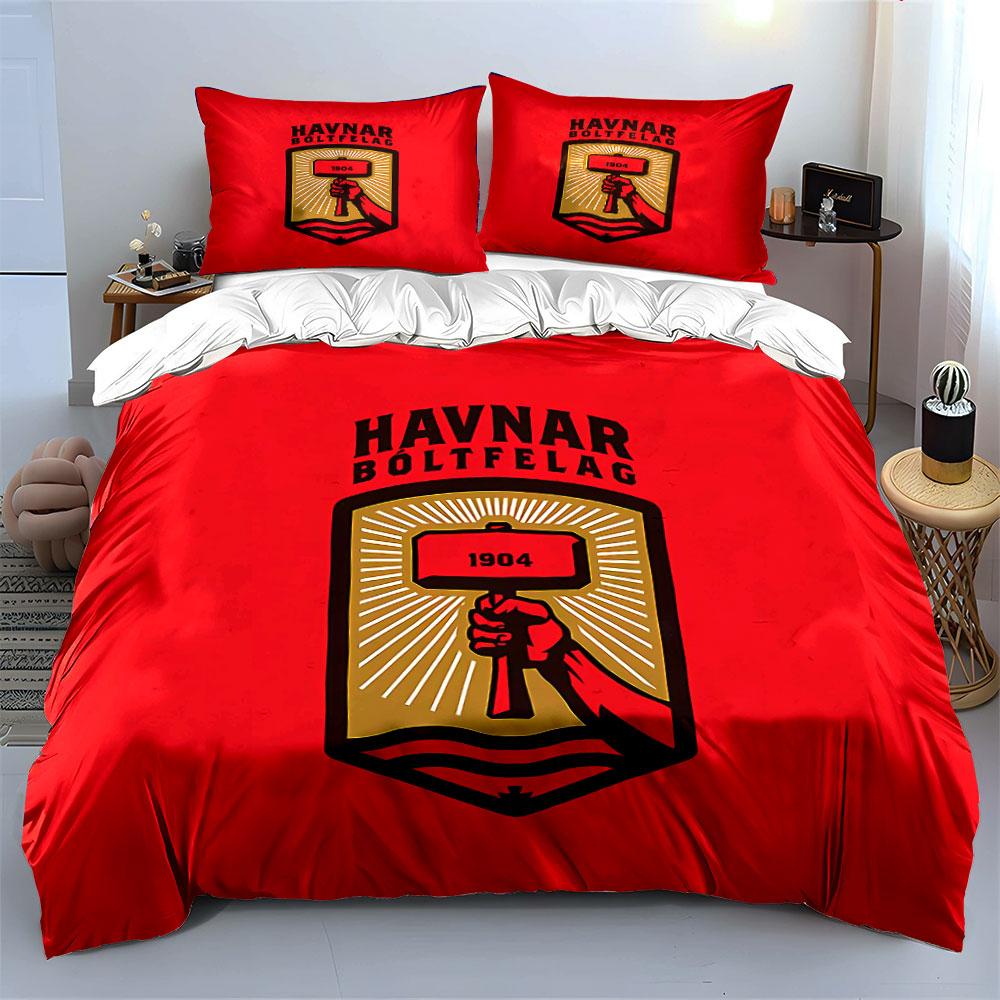 Hammer Emblem with 1904 Red Bedding Duvet Cover Set Duvet Cover Pillowcases (1*Duvet Cover 2*Pillowcases, without duvet insert)
