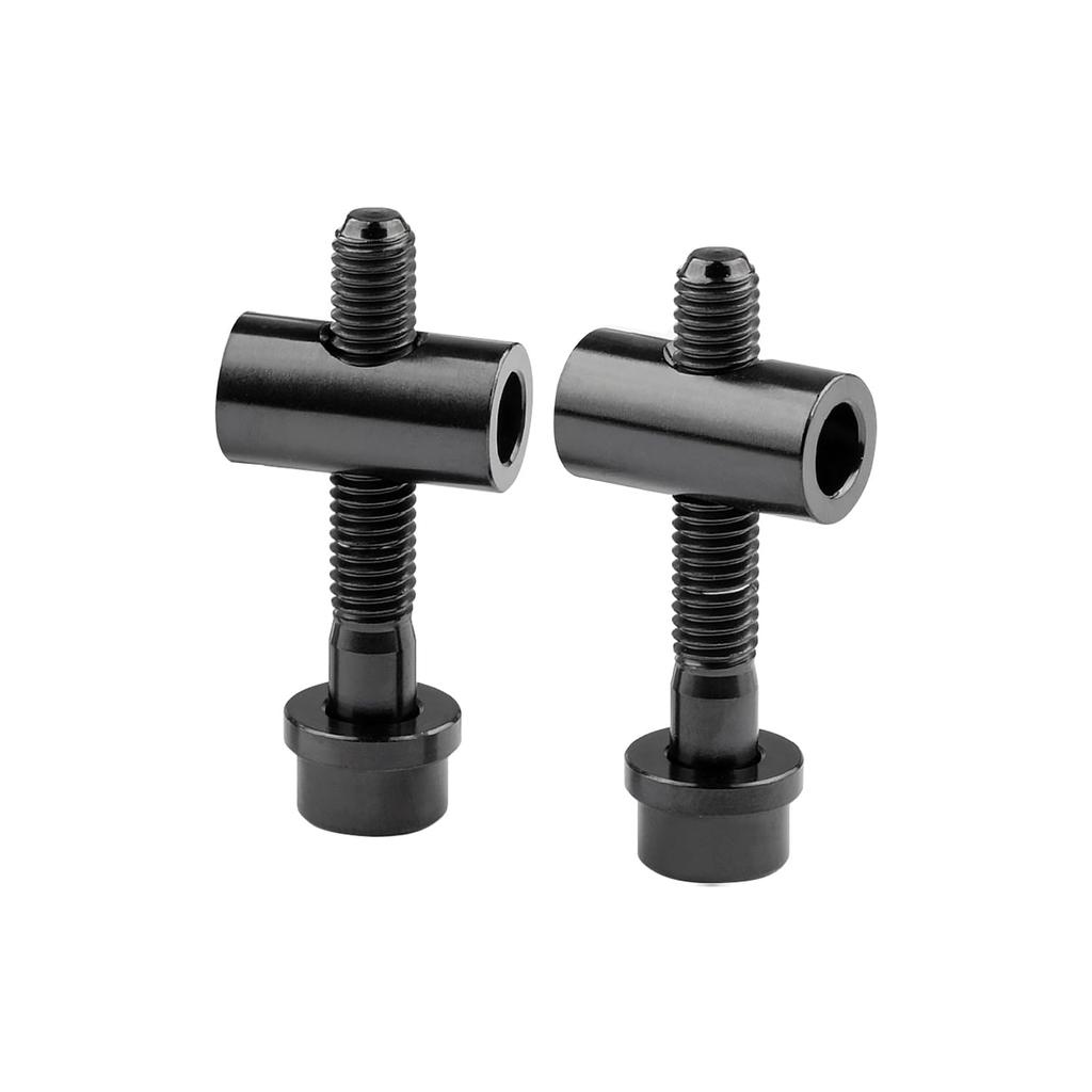 Titanium M5x30mm Ti Bolt Nut Washer for Thomson Seatpost Cycling Screws (Black)