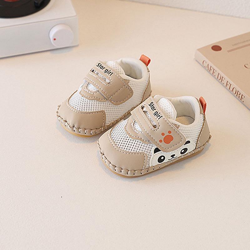 0-1.5 Years Old Soft-Soled Walking Breathable Mesh Shoes for Boys and Girls, 6-9 Months Infant Sandals.