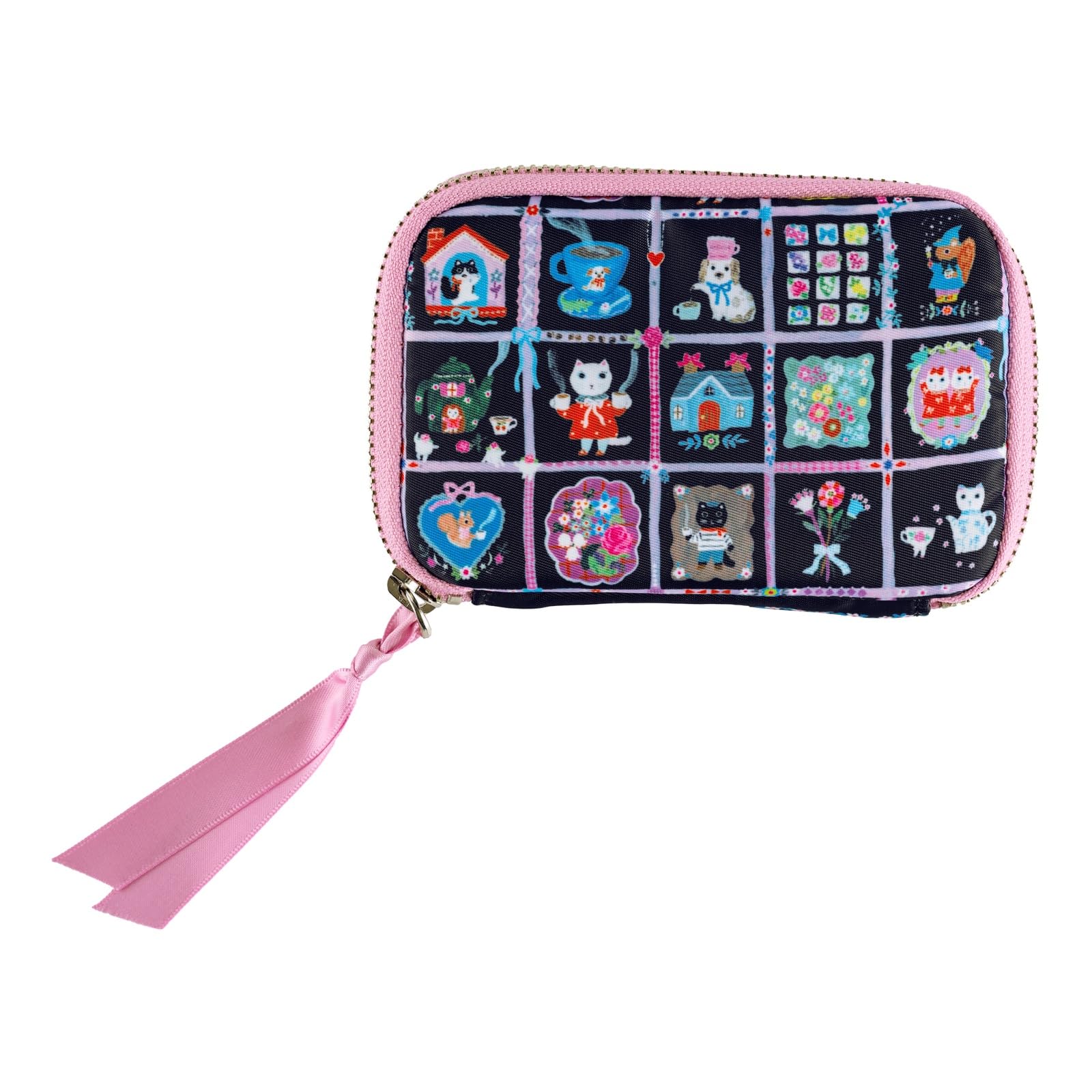 

Почти ежедневный карманный кошелек-органайзер Юми Китагиши С кофе / / чёрный