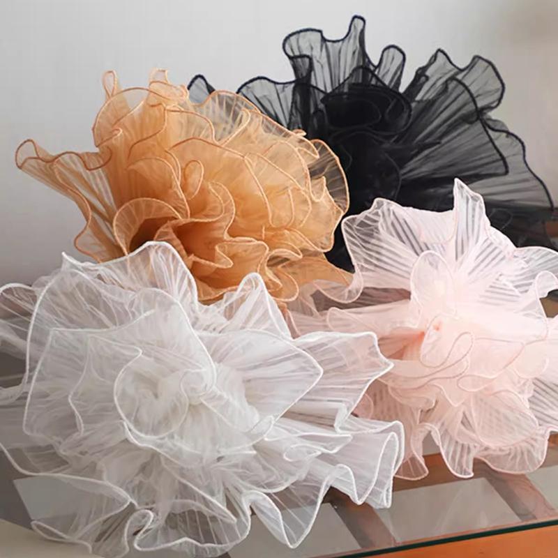Corrugated Packaging for Bouquets with Pearls Mother's Valentine's Day Flowers Packaging Wave Edge Bouquet Gift Wedding Supplies