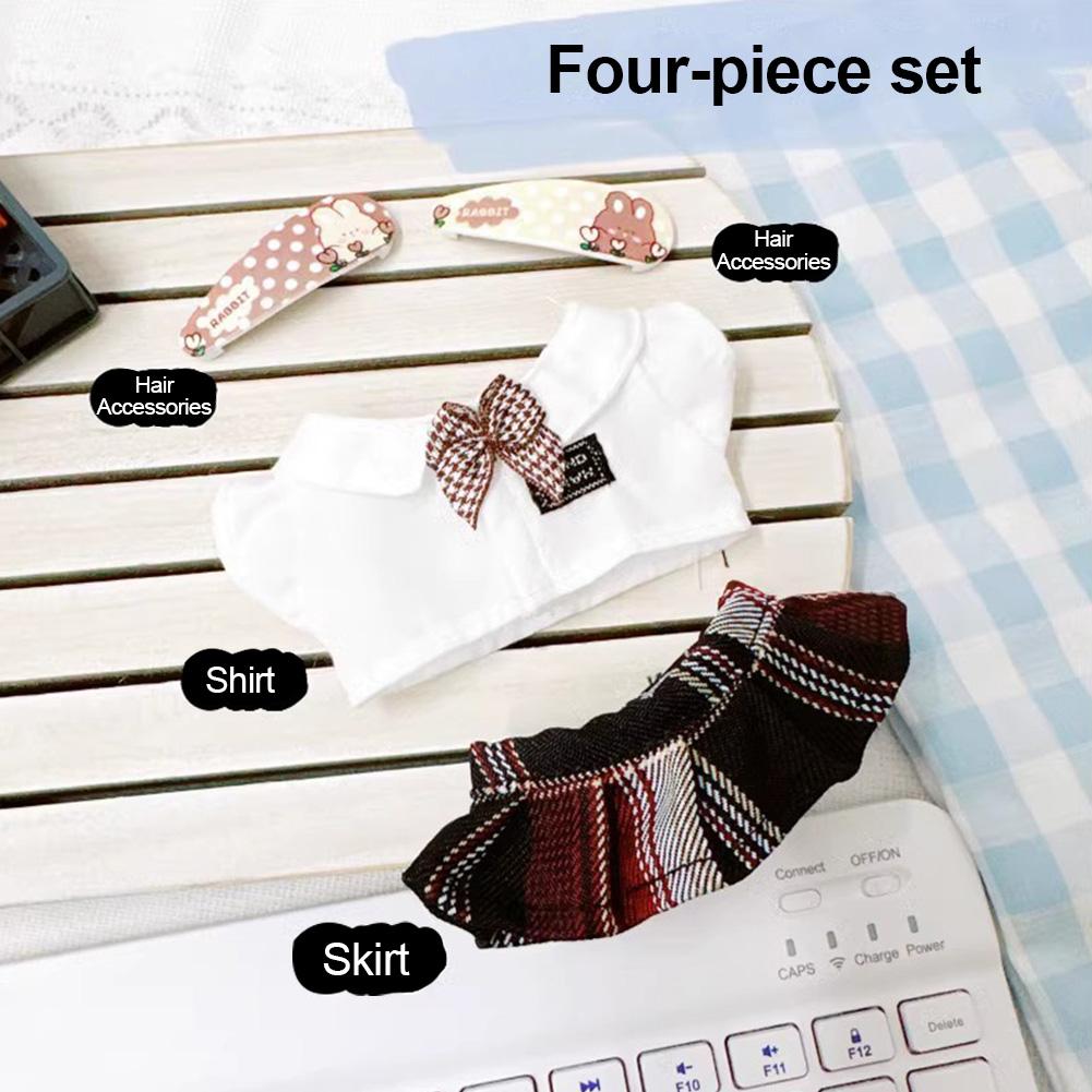 

Для 17см куклы Лабубу Одежда Модная одежда Куртка Одежда для кукол Кожаная куртка Аксессуары для кукол Милое украшение Маленькая одежда 03#