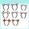Bt21 Line Friends 3D pluche haarband voor dames, zacht en comfortabel, met schattige oortjes.
