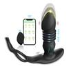 Male Thrusting Prostate Massager Bluetooth APP Vibrator for Men Gay Anal Plug Wireless Remote Butt Plug Sex Toy for Couples