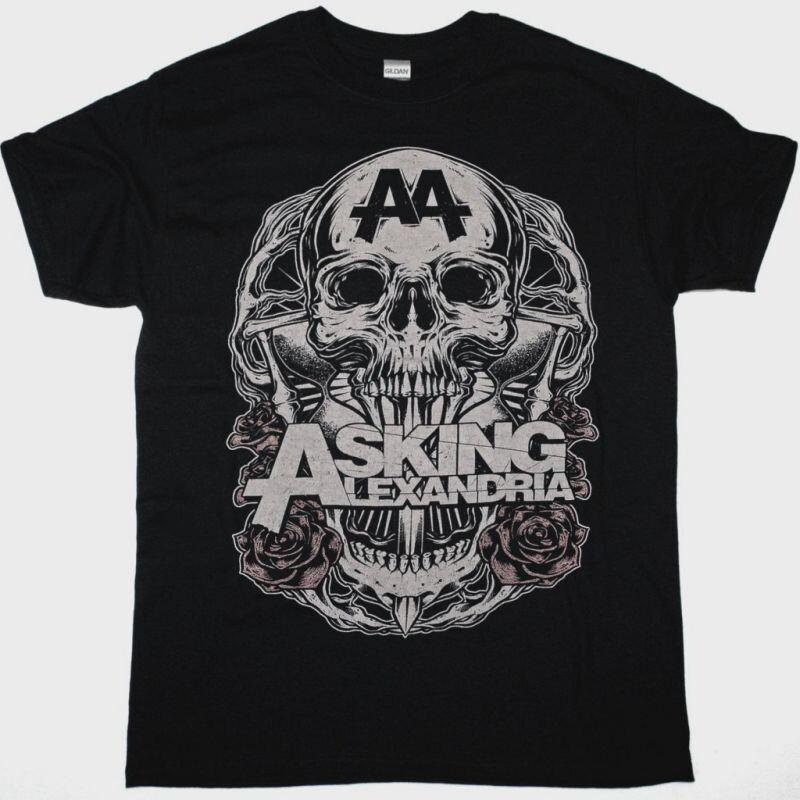 Vtg ASKING ALEXANDRIA BLACK SHADOW Cotton Black All Size Unisex Shirt S