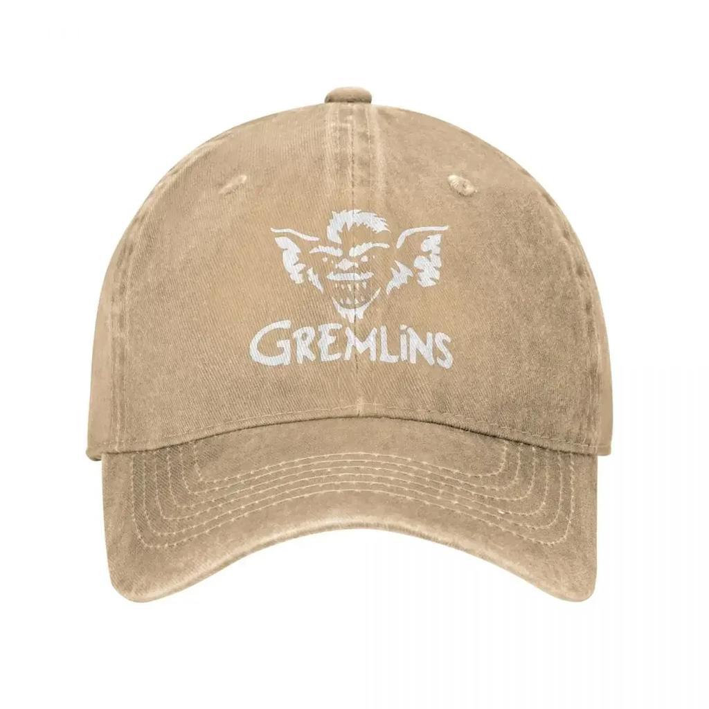 Men Women Cult Horror Gremlinse Movie Film Hats Vintage Distressed Cotton Baseball Cap Adjustable