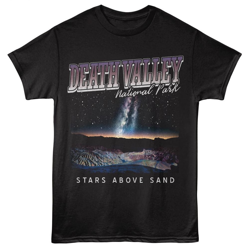 United States National Park Death Valley Stars Above Sand Men s T Shirt M