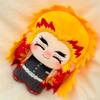 10cm Demon Slayer Rengoku Kyoujurou Peluche Ciondolo Kimetsu No Yaiba Giocattolo Peluche Portachiavi Bambola Imbottita Regalo Compleanno NATALE per Fan