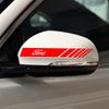 Samolepka pruh na boční zrcátko auta, karoserie vozidla pro Ford Mustang Mondeo Focus Fiesta Escape Kuga Ecosport Ranger