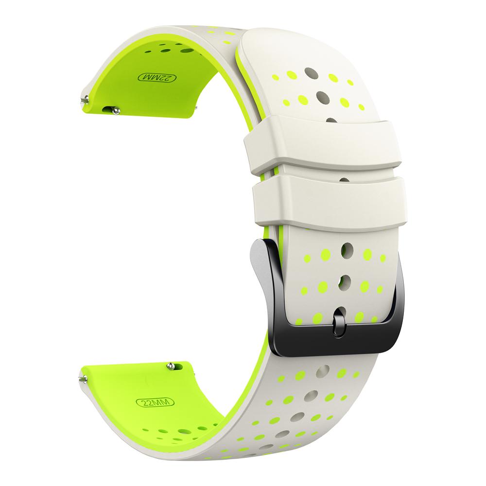 22mm Sports Strap For Huami Amazfit Bip 6 5/GTR 47mm 4/3Pro/Balance2 Silicone Wrist Band For Samsung Galaxy Watch3 45mm Bracelet