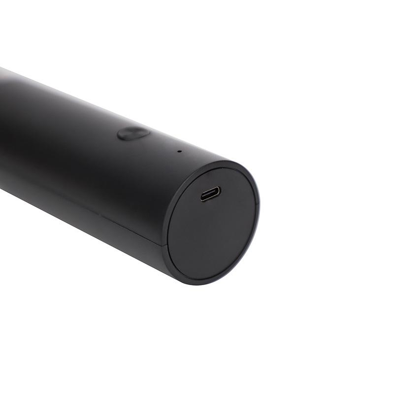 Electric Pepper Grinder – Black USB Rechargeable Black Pepper Electric Push-Button Grinder, Kitchen Tool
