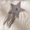 1Pair Tassel Rhinestone Star Nipple Stickers Women Sexy Bra Nipple Cover Reusable Wear Silicone Nipple Pasties Chest Stickers